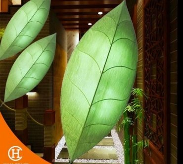 Lampu Gantung Luxury Style Leaf Chandelier Lamp Decoration