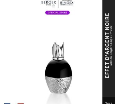 Maison Berger - Lampe Berger Effet D'argent - Noire
