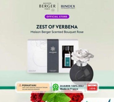 Maison Berger - Lampe Berger Scented Bouquet Rose include refill 200ML 1