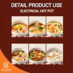 Hancraft Mini Hot Pot Electric Cooker - Gambar 4