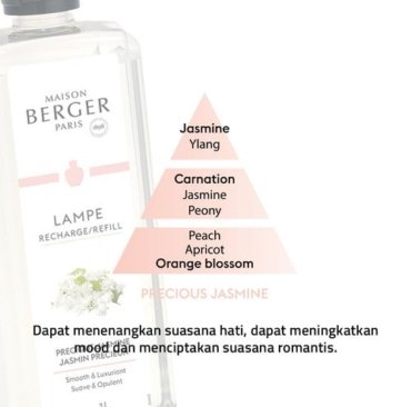 Refill Diffuser Fragrances 1L Maison Berger Jasmine 1