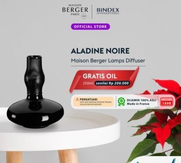Signature Lamp Aladine Noire Maison Berger