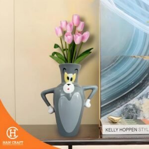 Vas Bunga Tom Vase Modern Ceramic