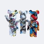 Hancraft Koleksi Figur Mainan Bearbrick 400% Graffiti Colours