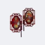 Hancraft Dekorasi pajangan Jade Carving Painting Wall Decor