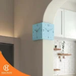 Hancraft Jam Dinding Double Sided Wall Corner Clock - Gambar 5