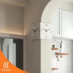 Hancraft Jam Dinding Double Sided Wall Corner Clock - Gambar 2