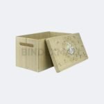 Bambi Storage Box Tipe Gift Box Large Edisi Christmas 2024 Cream Wood Original