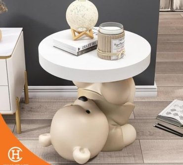 Dekorasi Meja Vigorous Bear Side Table