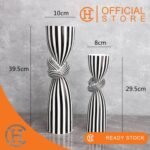 Dekorasi Pajangan Black & White Stripes Creative Ornaments - Gambar 3