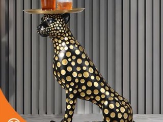 Dekorasi Pajangan Fortune Leopard Interior Home Decor