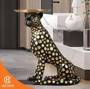 Dekorasi Pajangan Fortune Leopard Interior Home Decor A