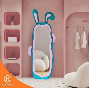 Kaca Cermin Rabbit Kids Mirror B