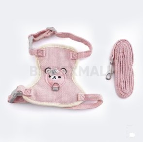 Cat Harness Leash Collar Set Adjustable Cartoon Bee B