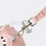 Bear Pattern Cute Pet Harness & Leash Set - Gambar 4