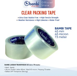 BAMBI LAKBAN TRANSPARAN 45mm x 73 meter A