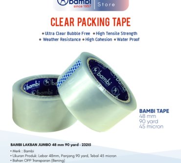 BAMBI LAKBAN Tape 48 mm 90 yard - 23215 utama