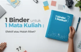 Bingung pilih 1 binder per matkul atau satu binder untuk semua? Baca plus-minus, tips setup, dan opsi hybrid biar catatan kuliah tetap rapi dan ringan.
