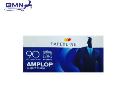 Amplop Paperline 90 Buklet Putih, amplop tebal dan elegan untuk pengiriman dokumen