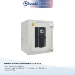 Bindex Brankas Gold Series Manual Lock Size 4 - Lemari Penyimpanan Tahan Lama dengan Kunci Ganda, 75 x 63 x 60 cm