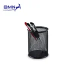1 Lusin 12 Pcs Tempat Pensil Kenko Besi Jaring Bulat Original - Pen Holder Metal Mesh - Gambar 3