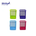 1 Lusin 12 Pcs Tempat Pensil Kenko Besi Jaring Kotak Original - Pen Holder Metal Mesh - Gambar 2