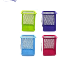 Kenko Tempat Pensil Model Holder Besi Jaring Kotak 2