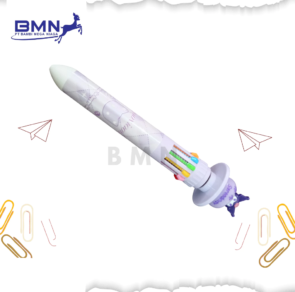 pulpen 10 warna kuromi gelpen mekanis lou xiaomi varian purple