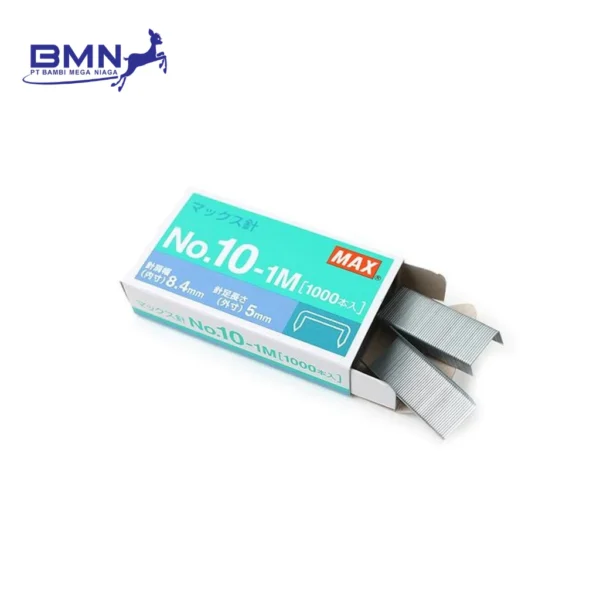 Detail isi staples Max nomor 10 logam berkualitas tinggi