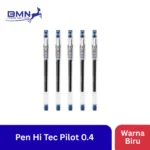 Pen Hi-Tec Pilot 0.4mm - Biru, Ujung Lancip untuk Hasil Presisi dan Detail Halus - Gambar 2