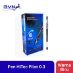 Pen Hi-Tec Pilot 0.3mm - Biru, Ujung Lancip untuk Hasil Presisi dan Detail Halus - Gambar 2