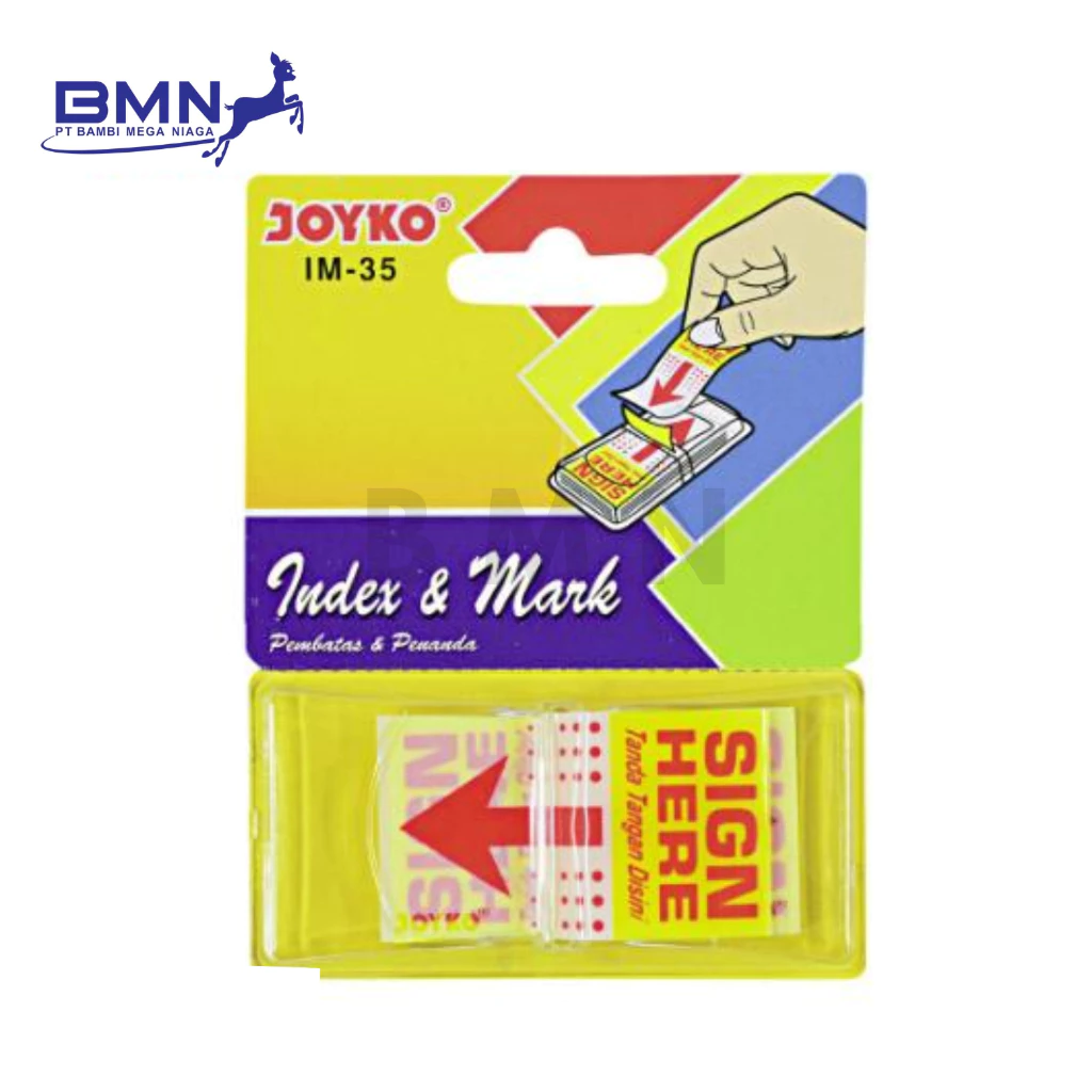 penanda kertas sign here joyko im-35 isi 50 lembar