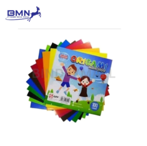 Kertas origami Sinar Dunia 12x12 cm 100 lembar warna-warni untuk seni lipat dan kerajinan