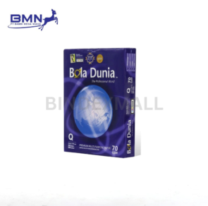 Kertas HVS Quarto Bola Dunia 70gsm 1 rim 500 lembar ekonomis untuk fotokopi dan dokumen harian