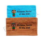 Handuk Custom Bordir Nama 30x30 - Face Towel Souvenir Min 50pcs Gratis Bordir - Gambar 2