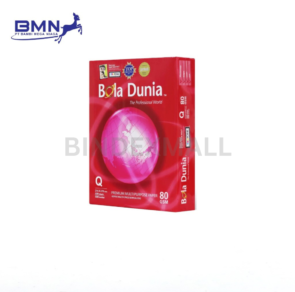 Kertas HVS Quarto Bola Dunia 80gsm 1 rim isi 500 lembar premium tebal untuk cetak dokumen kantor dan sekolah
