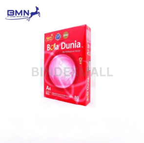 Kertas A4 Bola Dunia HVS 80gsm 500 lembar premium untuk printer dan fotokopi kantor