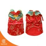 Baju Anjing Cheongsam Rumbai Dog Clothes - Gambar 4