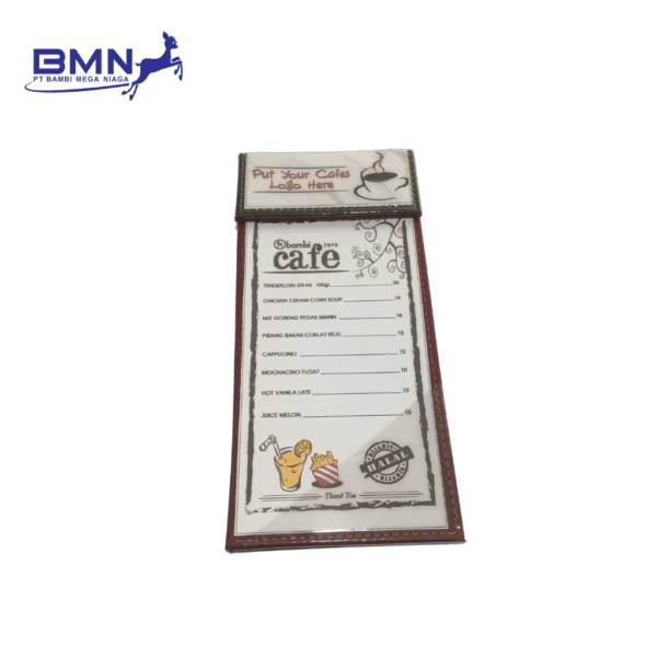 Bambi bill holder cafe restoran map penjepit nota tagihan pembayaran elegan