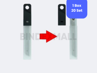 Isi Cutter 9mm Benex Refill Blade Original 1 Box 20 Set Grosir Murah