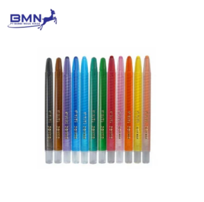 Crayon Titi Twist 12 warna model twist tanpa raut untuk anak dengan warna cerah