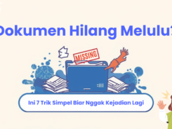 Cara mengatasi dokumen hilang dengan sistem penyimpanan rapi menggunakan binder dan ordner
