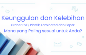 Ordner PVC, plastik, laminated, dan paper untuk penyimpanan dokumen