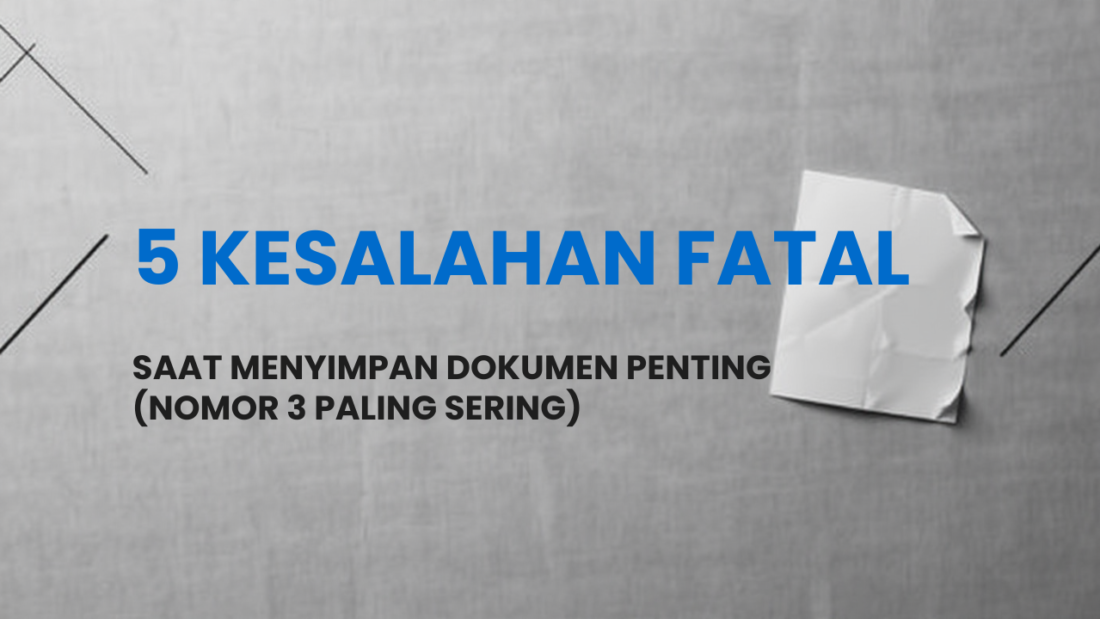 Cara merapikan dan mengatur dokumen penting dengan benar