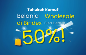 belanja wholesale murah di bindex mall hemat hingga 50 persen