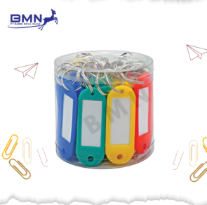Kenko gantungan kunci penanda ruangan key tag label 50pcs mix color original