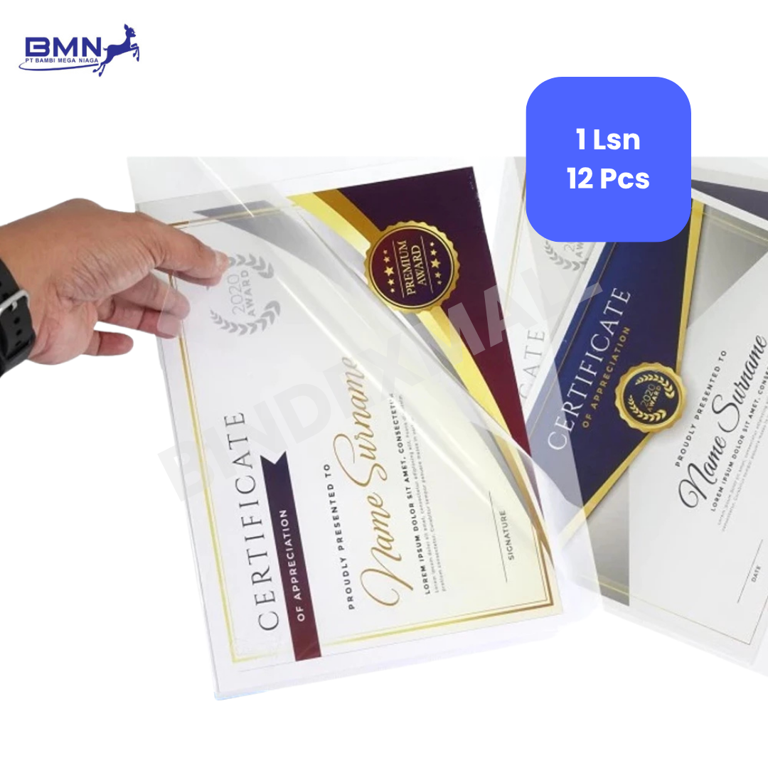 Bambi Map Dokumen A4 Transparent Tipe Map Berkas Business File Original