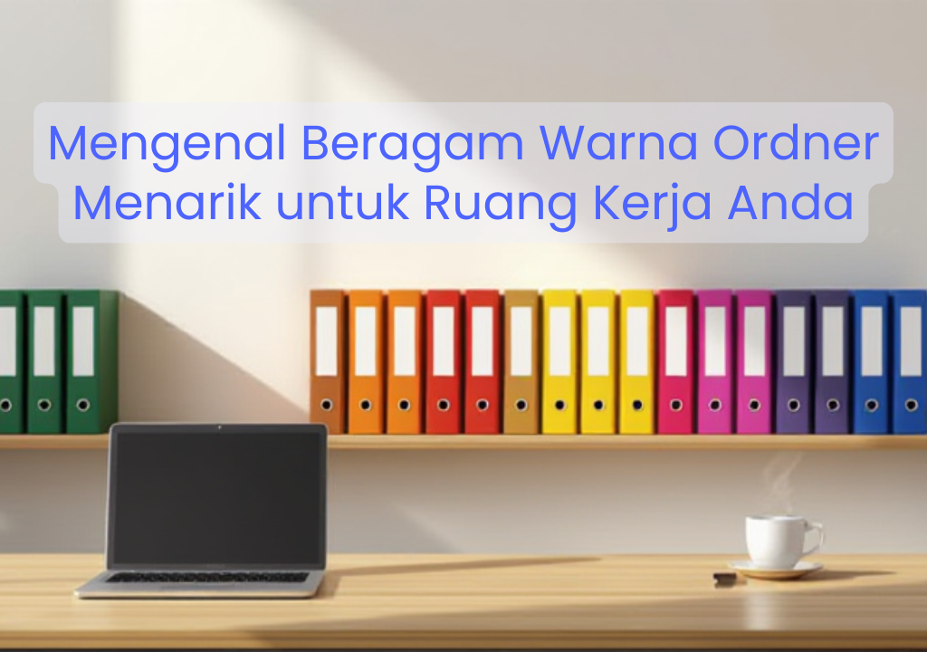 Pilihan 23 warna ordner Bambi untuk ruang kerja di Bindexmall