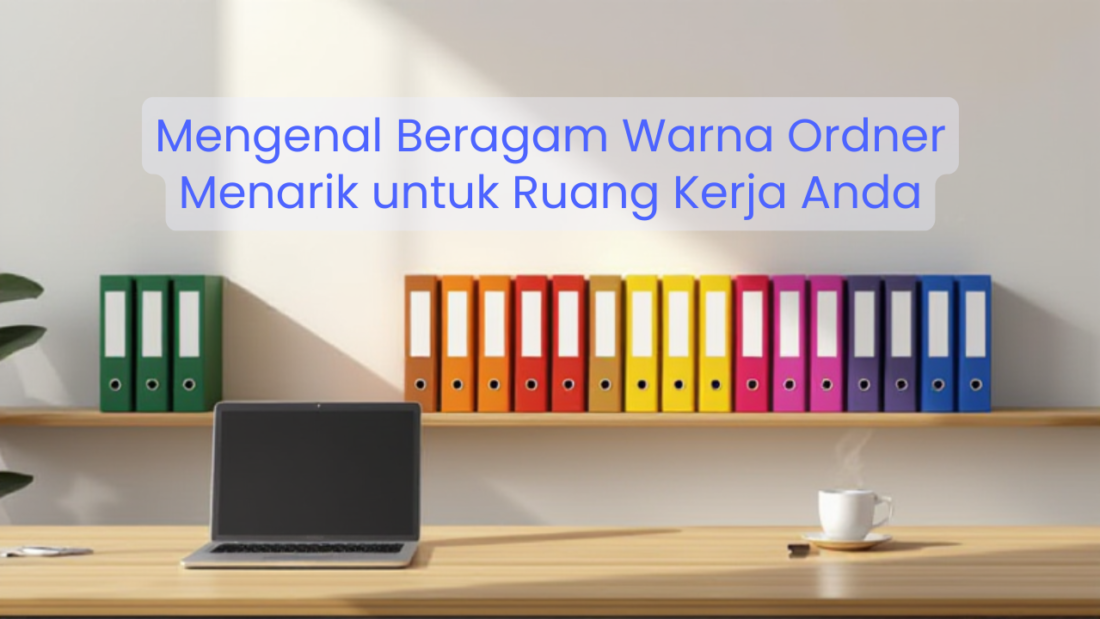 Pilihan 23 warna ordner Bambi untuk ruang kerja di Bindexmall