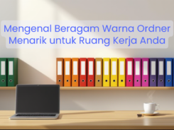 Pilihan 23 warna ordner Bambi untuk ruang kerja di Bindexmall